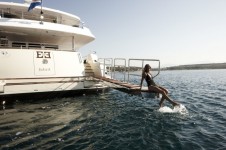 E&E Charter Yacht Swim Platform E&E Charter Yacht Swim Platform